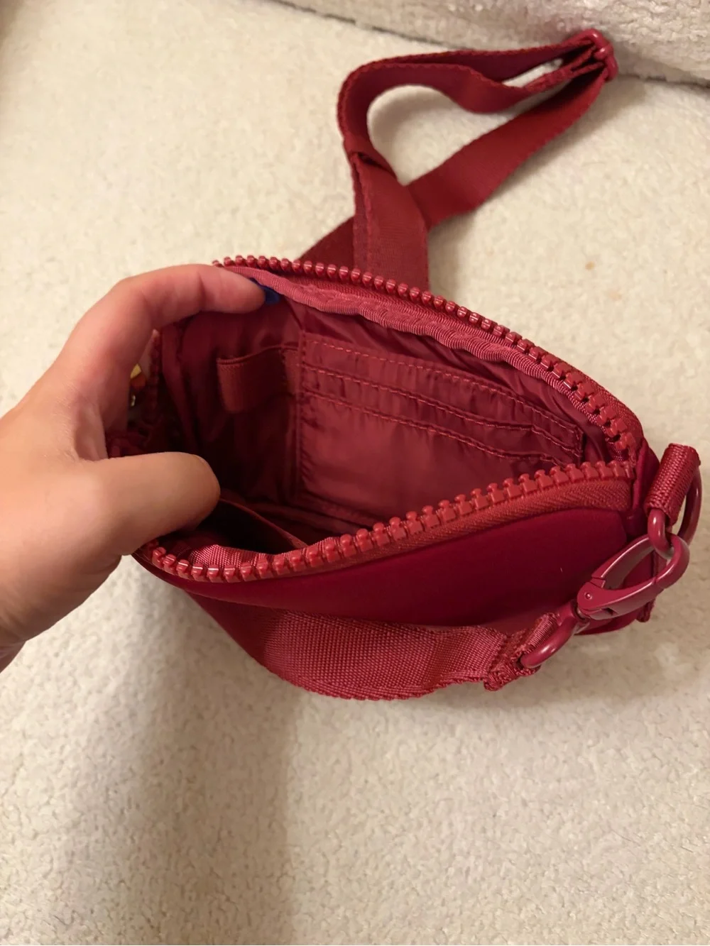 Dagne Dover red crossbody